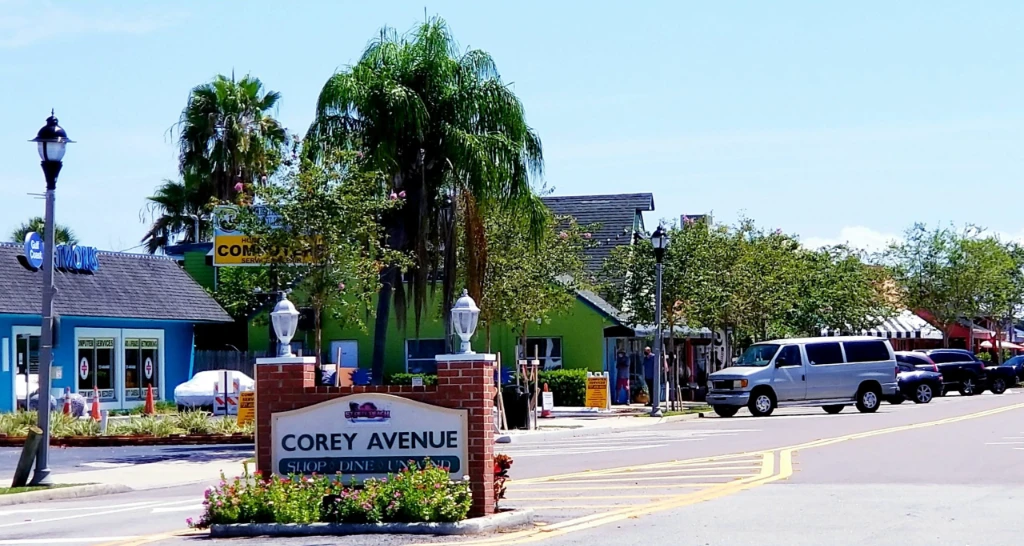 Corey Avenue Entrance Sign