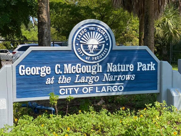 George C. McGough Nature Park Entrance Sign