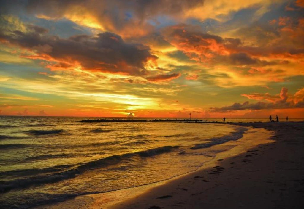 Honeymoon Island State Park at Sunset